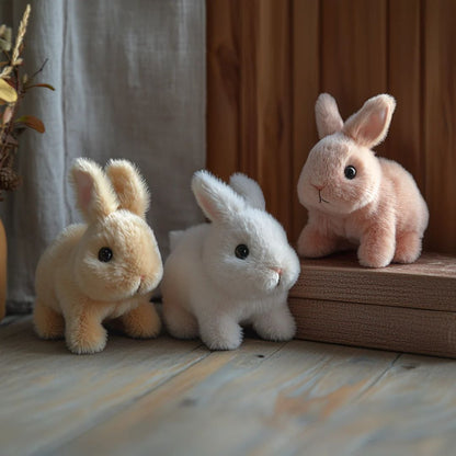 Plush Bunny Toy with Soft Fur and Details 3