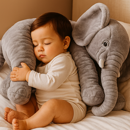Soft Cuddly Elephant Baby Toy Pillow - Lusomart