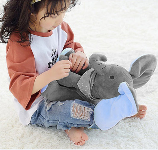 Soft Musical Elephant Toy for Kids - Lusomart