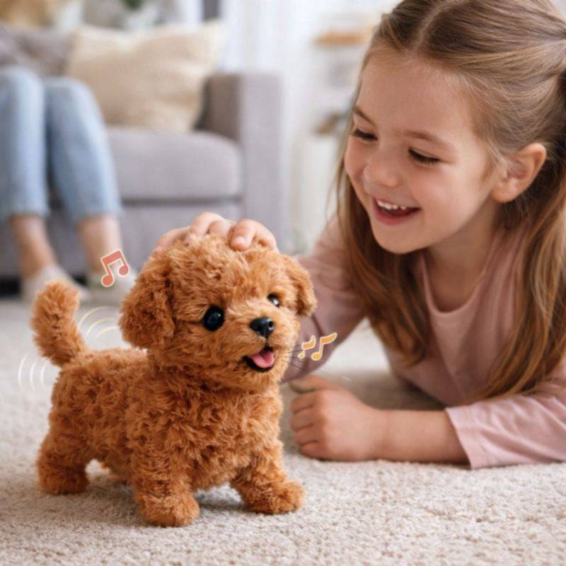 Soft Cuddly Electronic Pet Puppy Toy Companion