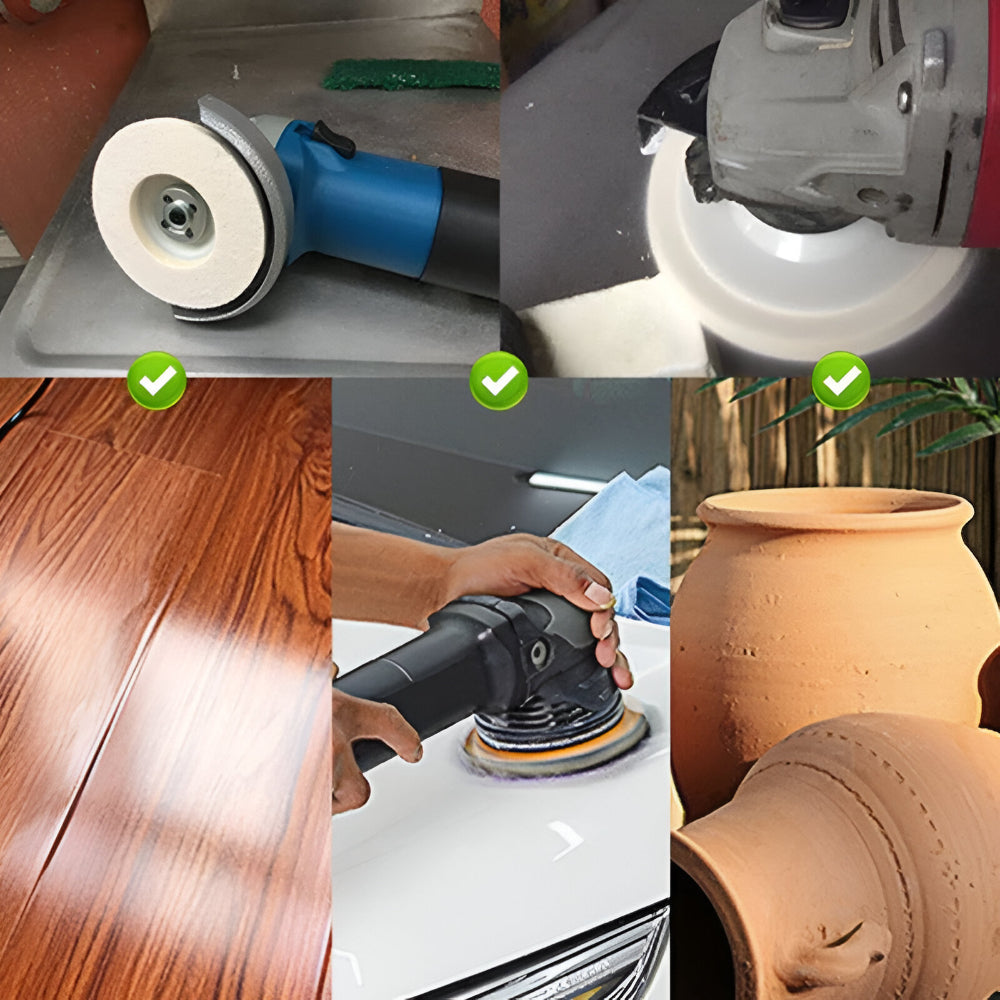 High Speed Felt Polishing Buffing Wheel Kit