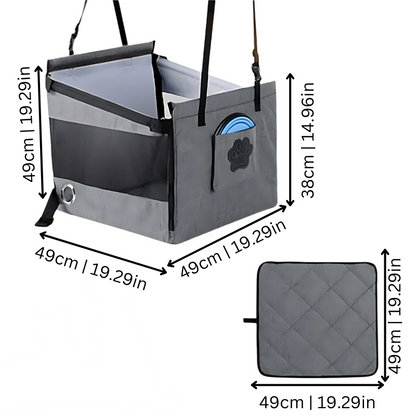 Pet Friendly Large Waterproof Car Seat Booster