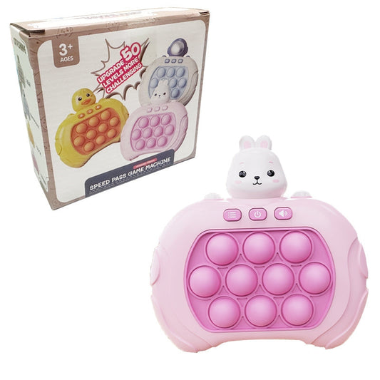 Fun Handheld Bubble Game System with Glow Buttons - Lusomart