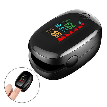 Accurate Fingertip Pulse Oximeter with Easy One Touch - Lusomart