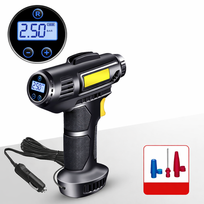 Compact Cordless Tire Inflator Pump with Auto Shut Off