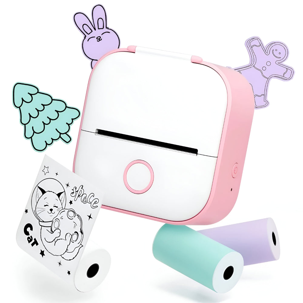 Compact Wireless Photo Printer Bluetooth Label Maker
