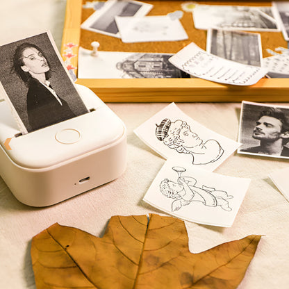 Compact Wireless Photo Printer Bluetooth Label Maker