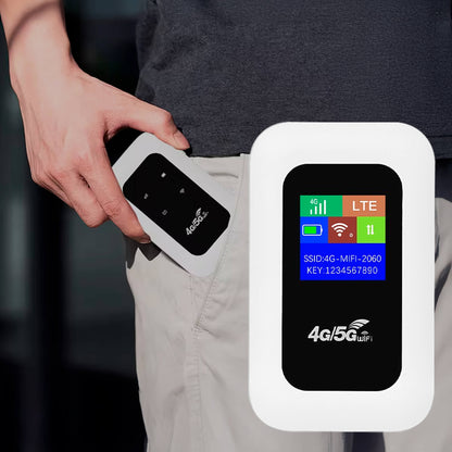 Compact 5G Mobile Wi-Fi Hotspot For Travel And Home