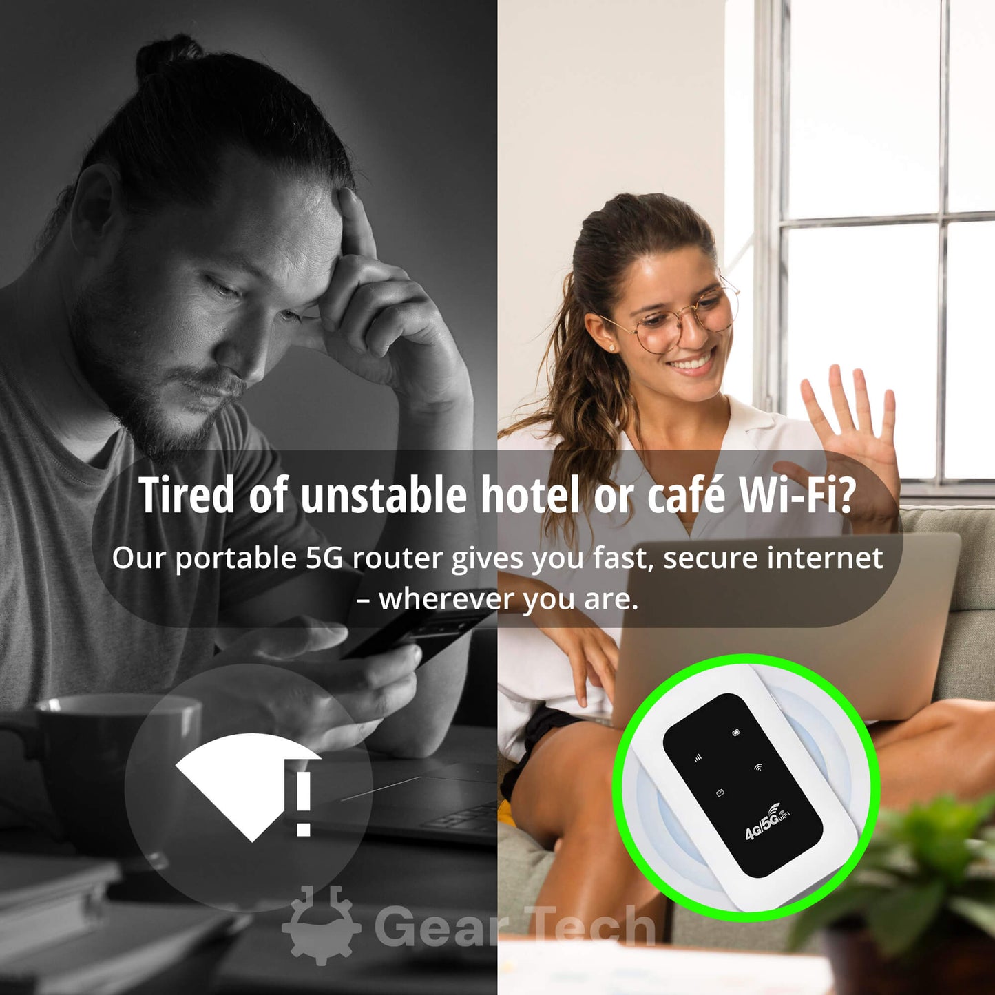 Compact 5G Mobile Wi-Fi Hotspot For Travel And Home