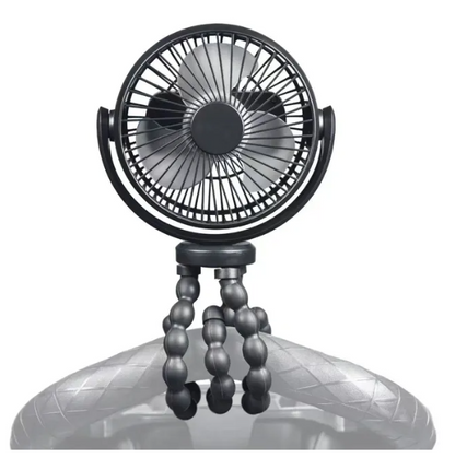 Compact Baby Stroller Fan - Rechargeable and Clip On - Lusomart