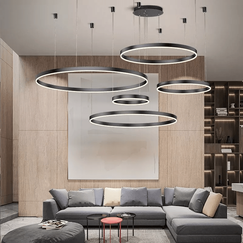 Modern Round LED Pendant Light For Dining Room - Lusomart