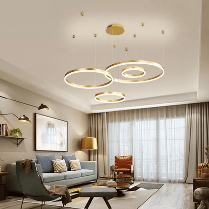 Modern Round LED Pendant Light For Dining Room