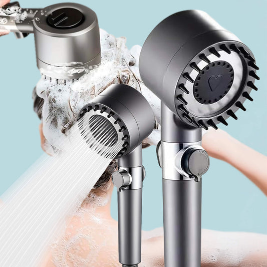 Powerful Turbo Shower Head For Extra Water Pressure - Lusomart