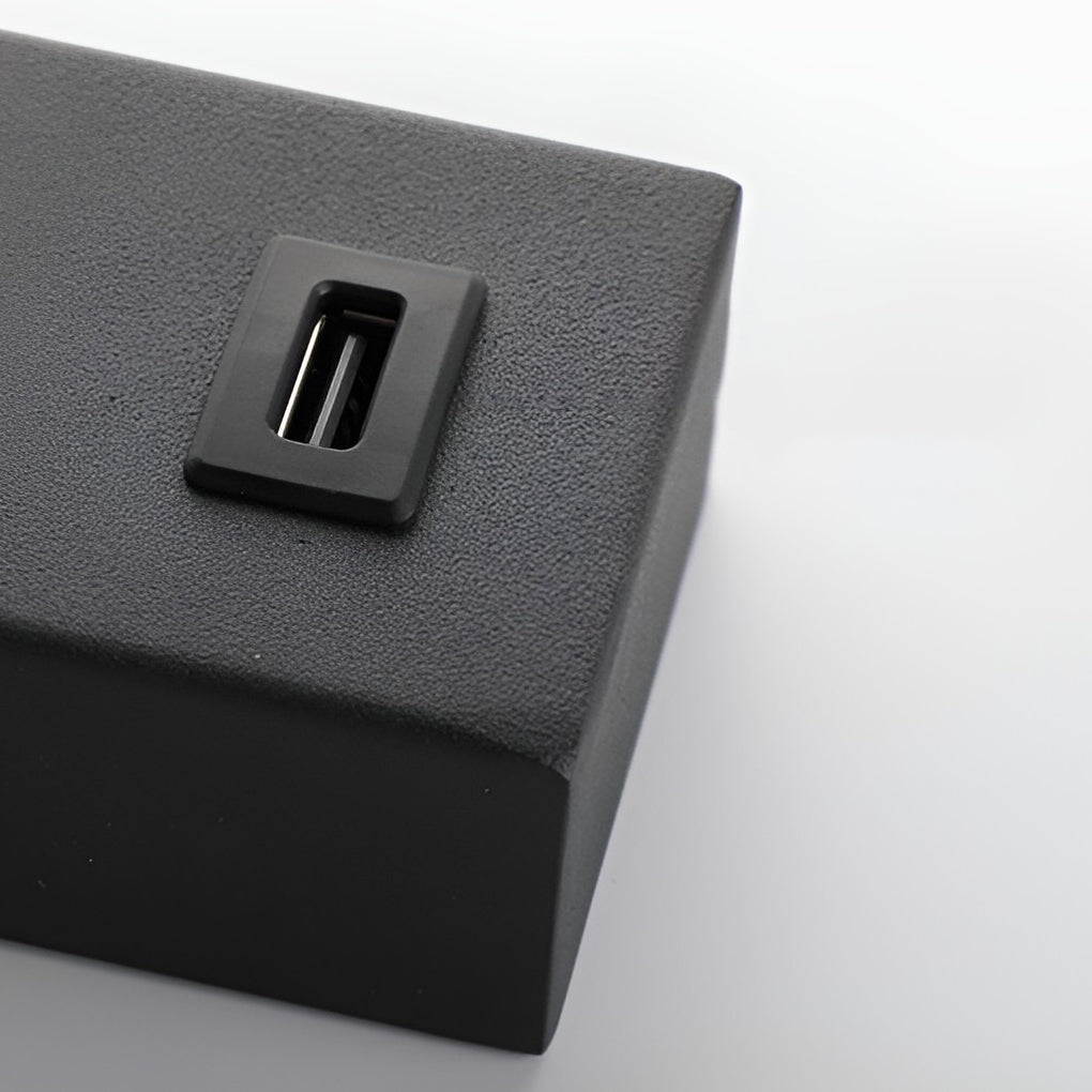 PowerLume – Modern LED Wall Lamp with Switch & USB Charging 4
