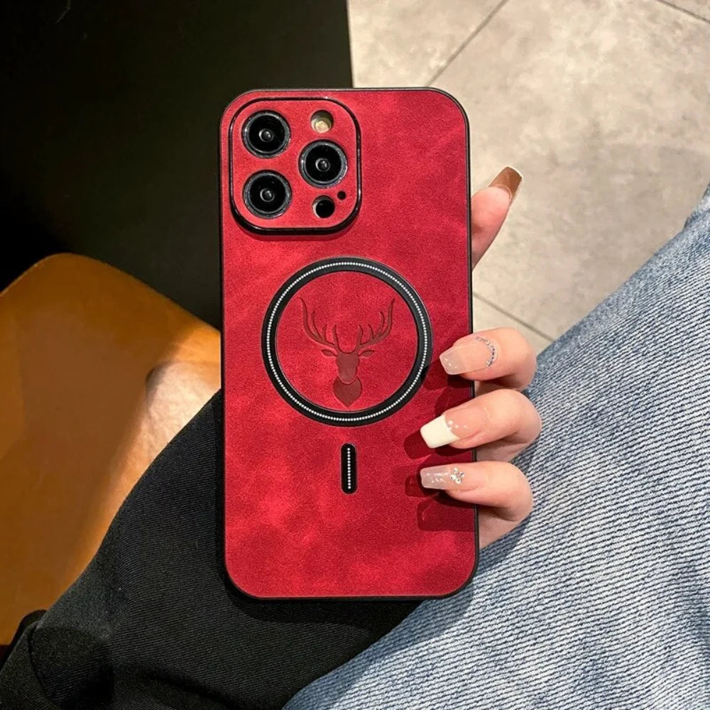 Thin Magnetic Phone Case with Textured Finish