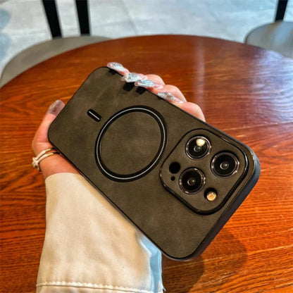 Thin Magnetic Phone Case with Textured Finish