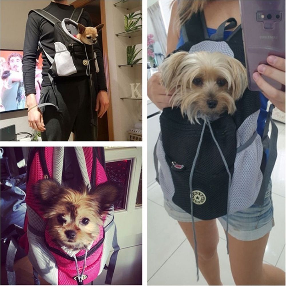 Premium Dog Backpack Carrier with Breathable Mesh and Handy Storage for Outdoor Adventures - Adjustable for Dogs Up to 25 lbs 3