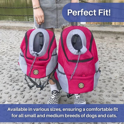 Premium Dog Backpack Carrier with Breathable Mesh and Handy Storage for Outdoor Adventures - Adjustable for Dogs Up to 25 lbs 5
