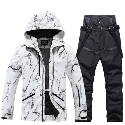 Warm Waterproof Snow Ski Jacket and Pants Set