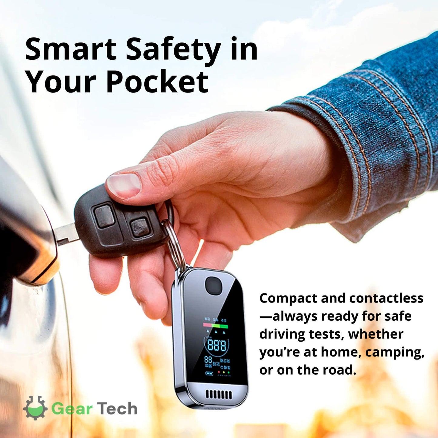 Accurate Digital Breath Alcohol Tester Device