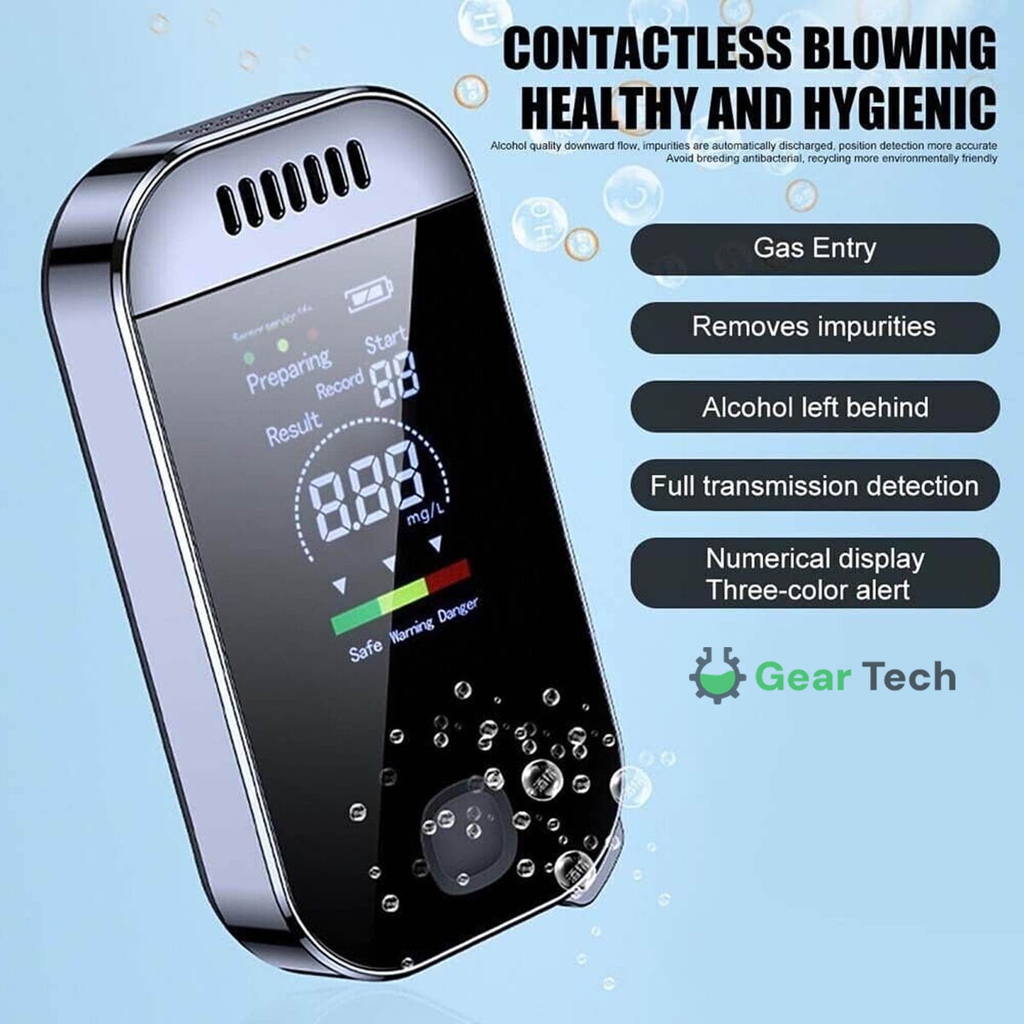 Accurate Digital Breath Alcohol Tester Device