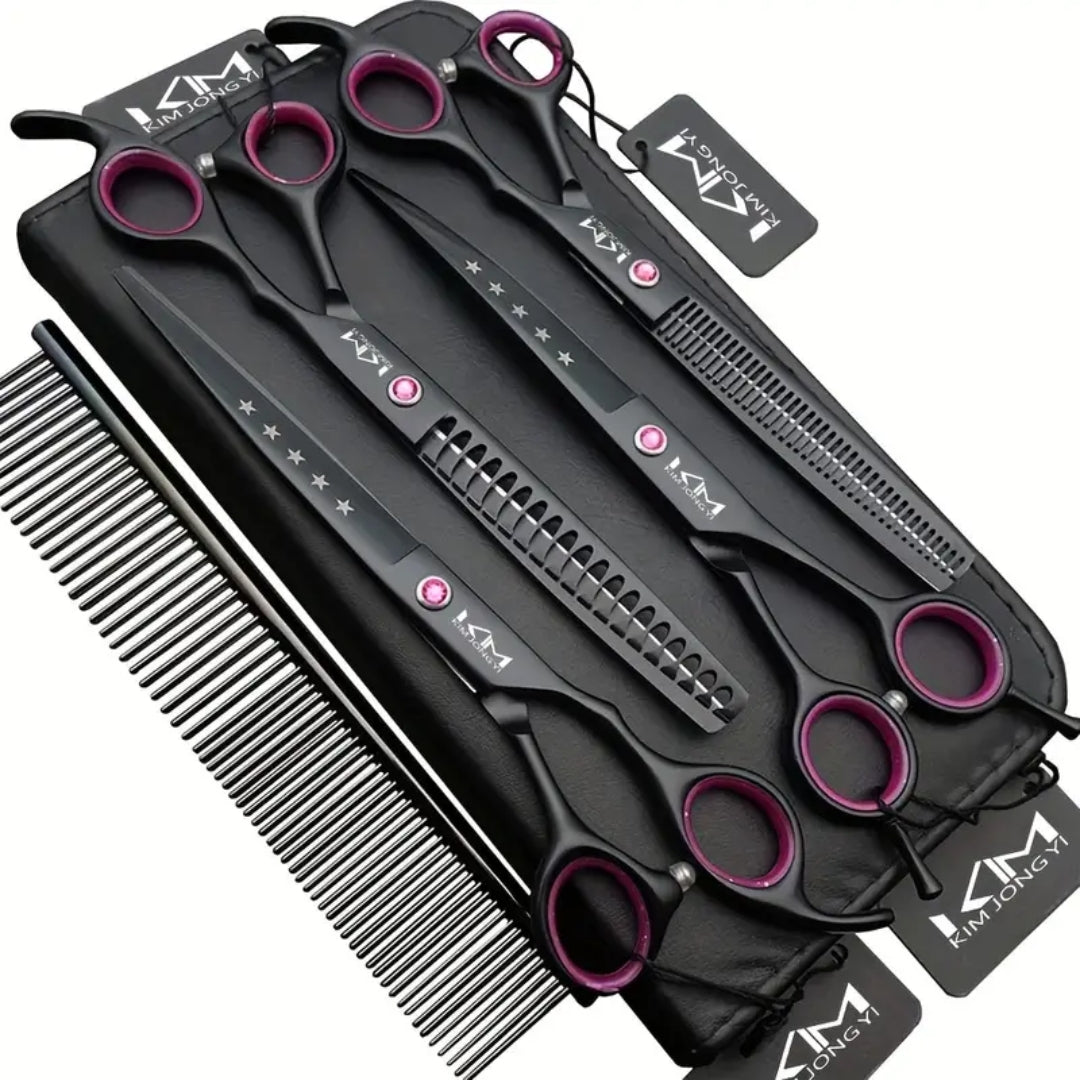 Premium Pet Grooming Scissors Kit - Lusomart
