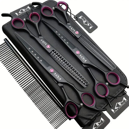 Premium Pet Grooming Scissors Kit - Lusomart