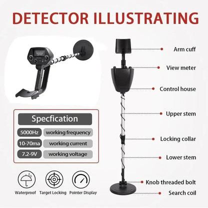 Professional Metal Detector For Gold And Treasure Hunting