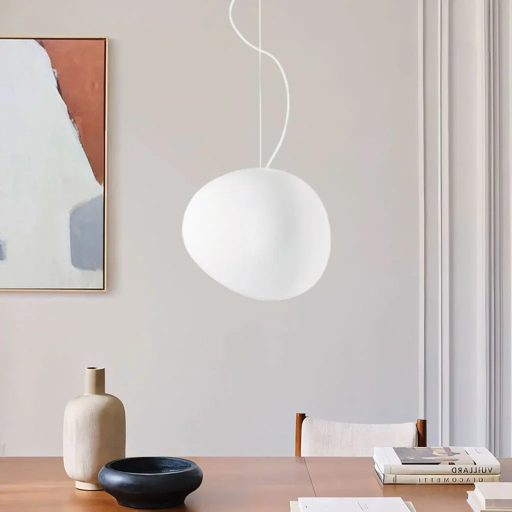 Simple Round Glass Drop Lamp