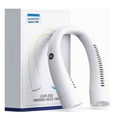 Portable Quiet 3-Speed Neck Fan, Rechargeable