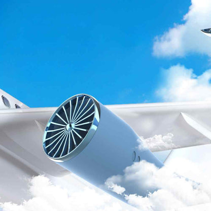 Portable Quiet 3-Speed Neck Fan, Rechargeable