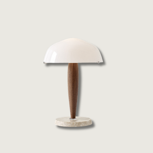 Elegant Glass Marble Table Lamp with Warm Soft Light - Lusomart
