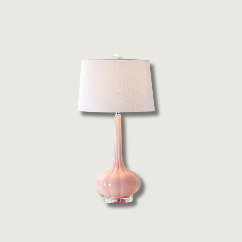 PureGlow – Refined Ceramic Table Lamp with Soft White Shade 1