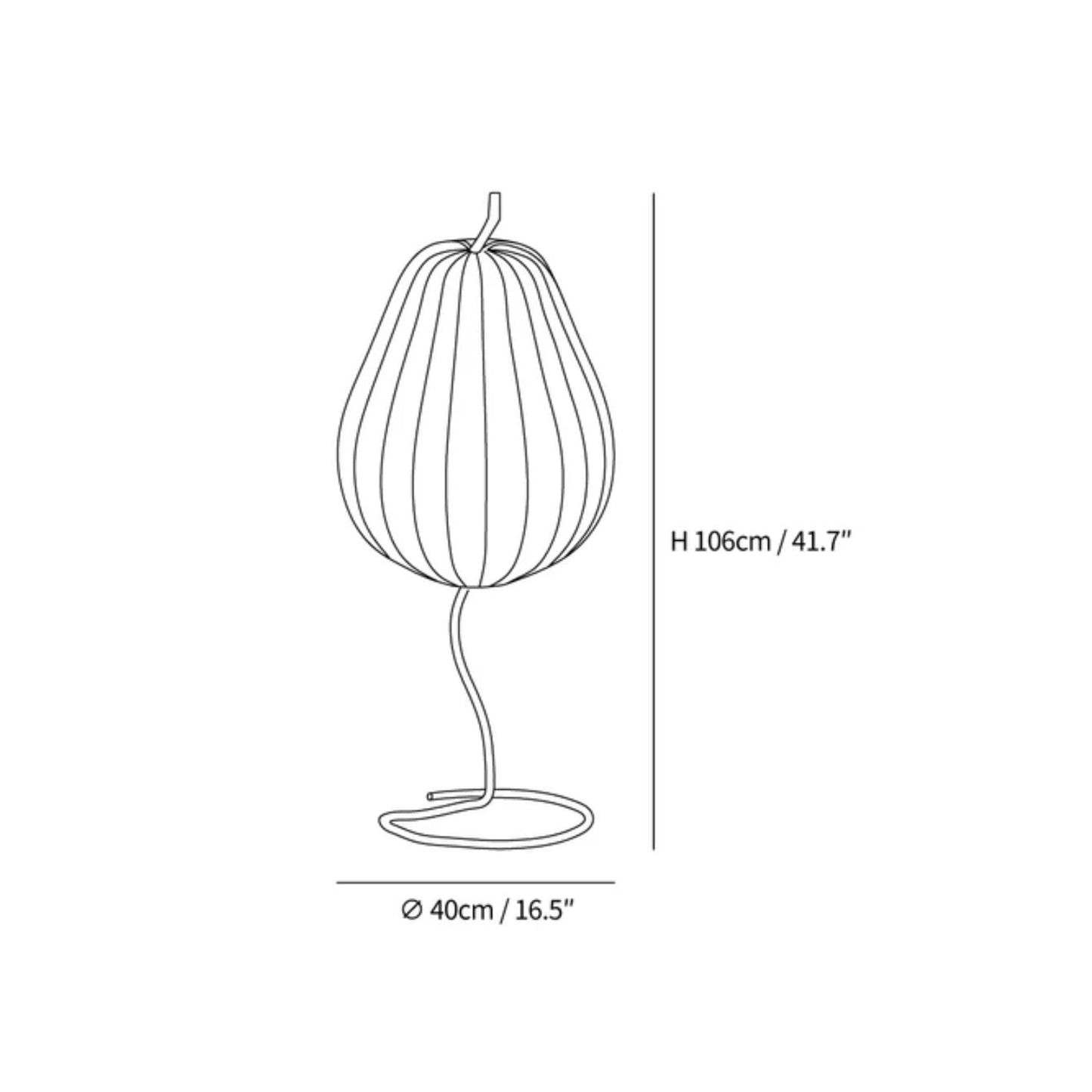 PyrusGlow | Elegant Modern Pear-Shaped Standing Floor Lamp for Living Room 3