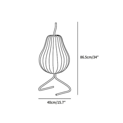 PyrusGlow | Elegant Modern Pear-Shaped Standing Floor Lamp for Living Room 4