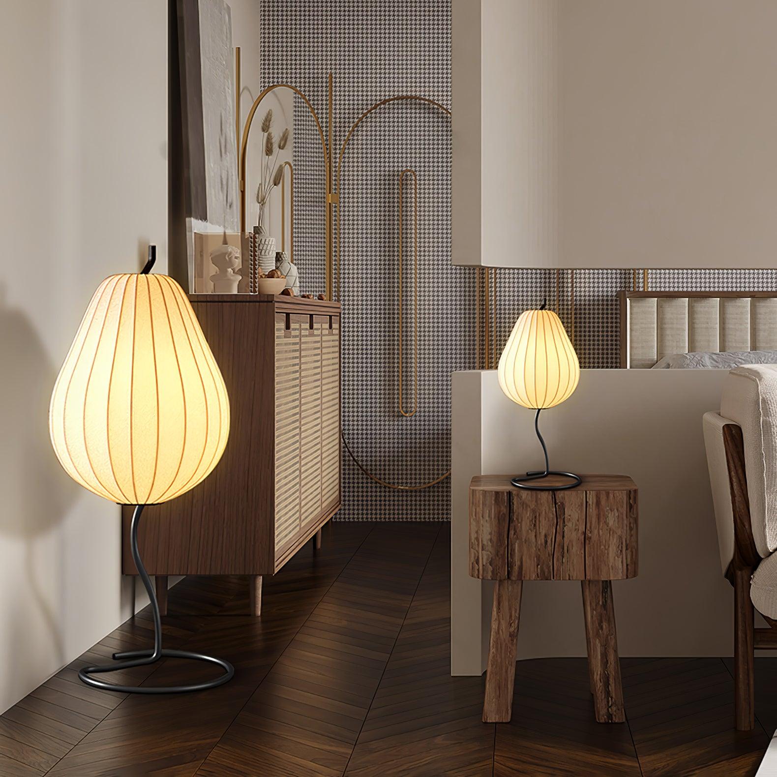 PyrusGlow | Elegant Modern Pear-Shaped Standing Floor Lamp for Living Room 7