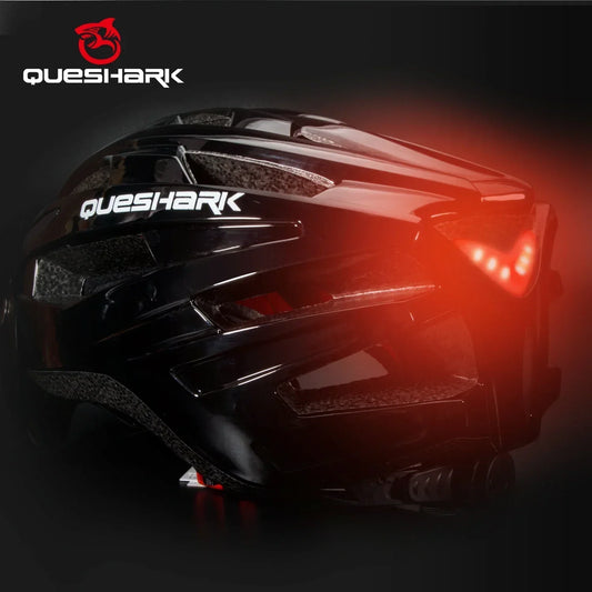 Safe Adult Cycling Helmet With Back LED Light - Lusomart