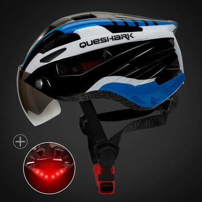 Safe Adult Cycling Helmet With Back LED Light