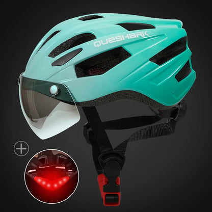 Safe Adult Cycling Helmet With Back LED Light