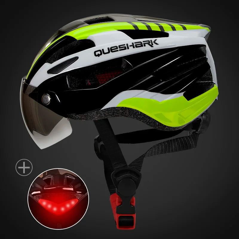 Safe Adult Cycling Helmet With Back LED Light