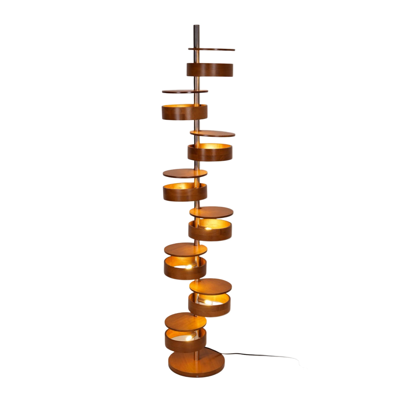 Qenisca Wooden Floor Lamp 1