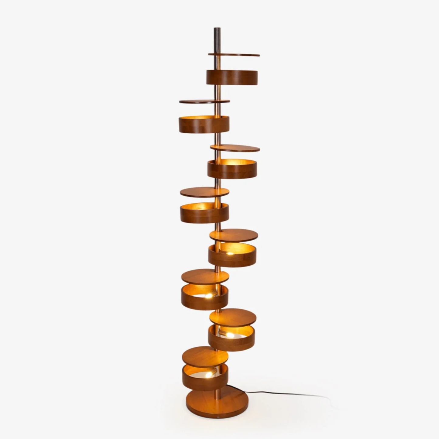 Qenisca Wooden Floor Lamp 2