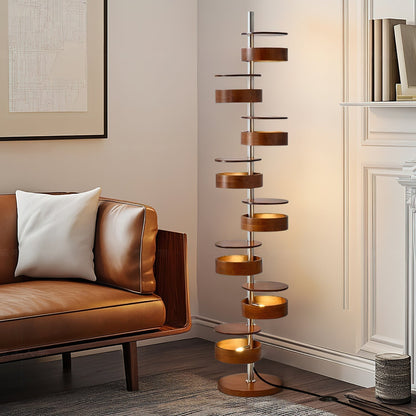 Qenisca Wooden Floor Lamp 7
