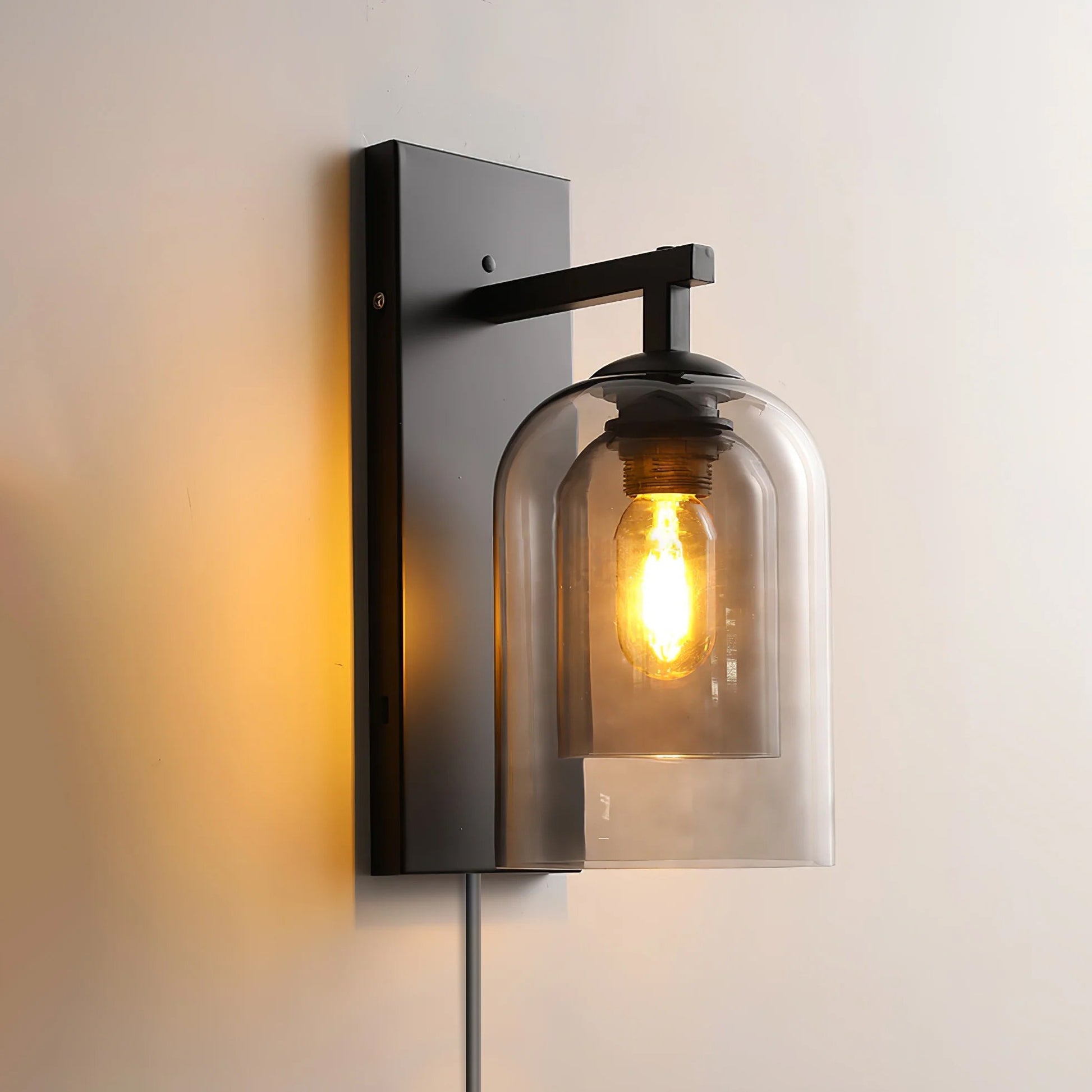 Modern Wall Light with Soft Warm Glow - Lusomart
