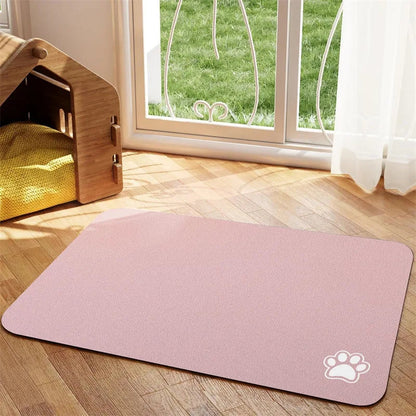 Quicksip Absorbent Pet Placemat for Easy Cleaning & Quick Drying Floor Protection 5