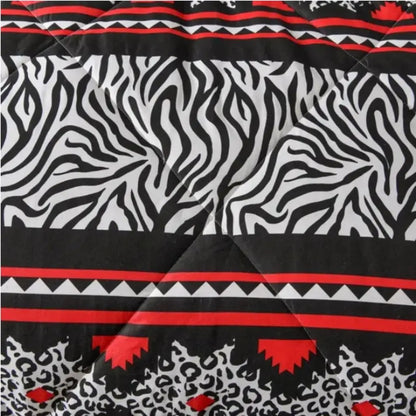 Reversible quilt design featuring subtle patterns on both sides for versatile bedroom styling