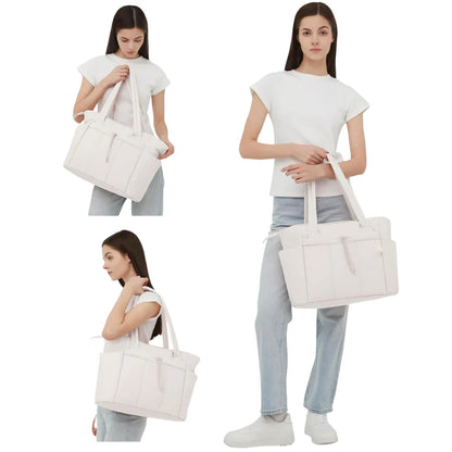 Insulated Padded Laptop Tote Bag Travel Handbag Organizer
