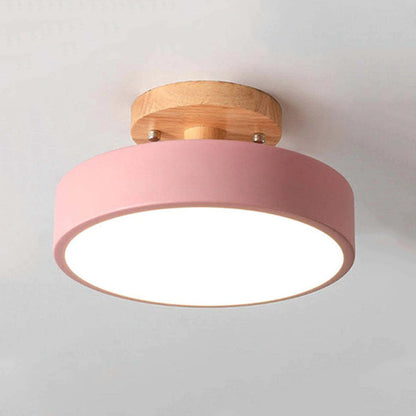 Stylish Wood LED Overhead Lamp
