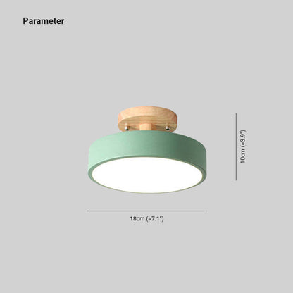 Stylish Wood LED Overhead Lamp