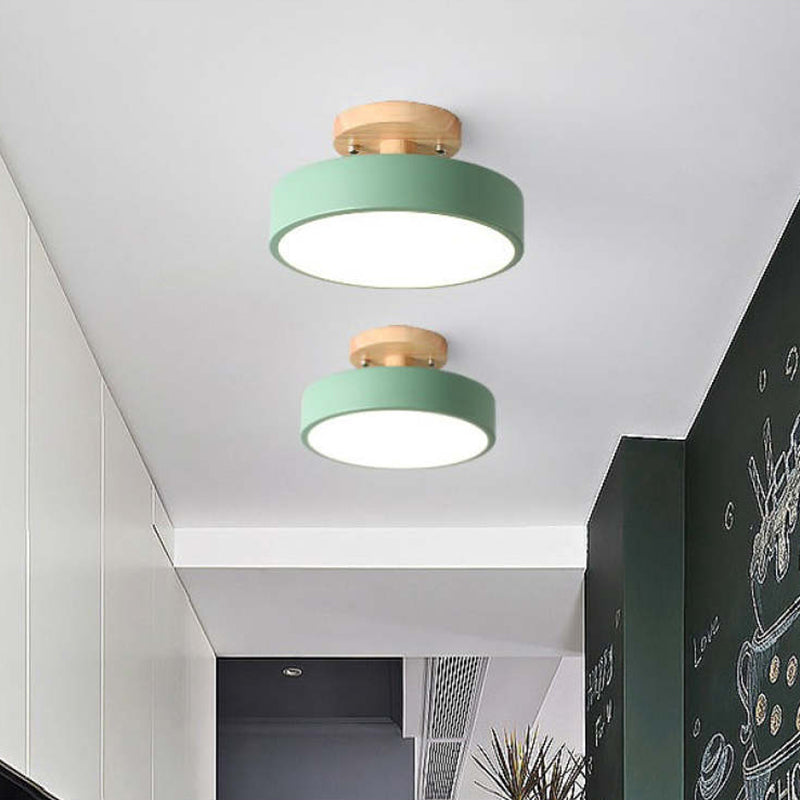 Stylish Wood LED Overhead Lamp